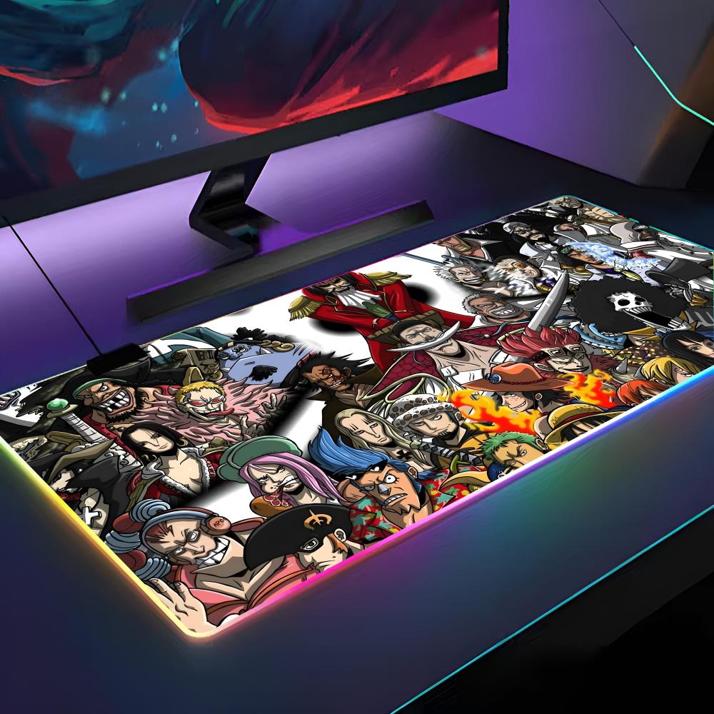 Laptop Accessories Rgb - O-One P-Pieces Anime Luffys Muismat RGB