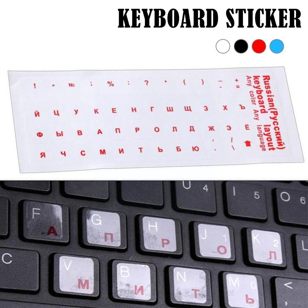 Laptop Accessories Keyboard Cover - 1Pc Clear Russische Sticker Film Taal