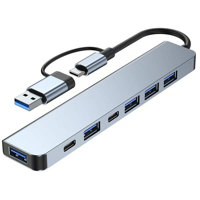 Laptop Accessories Gadgets - 7 Poorten USB A C Hub