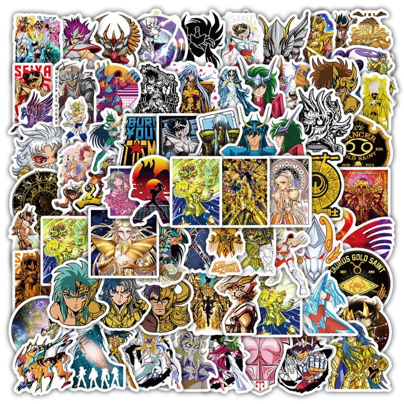 Good Laptop Accessories - 101 stuks Saint Seiya Anime Stickers
