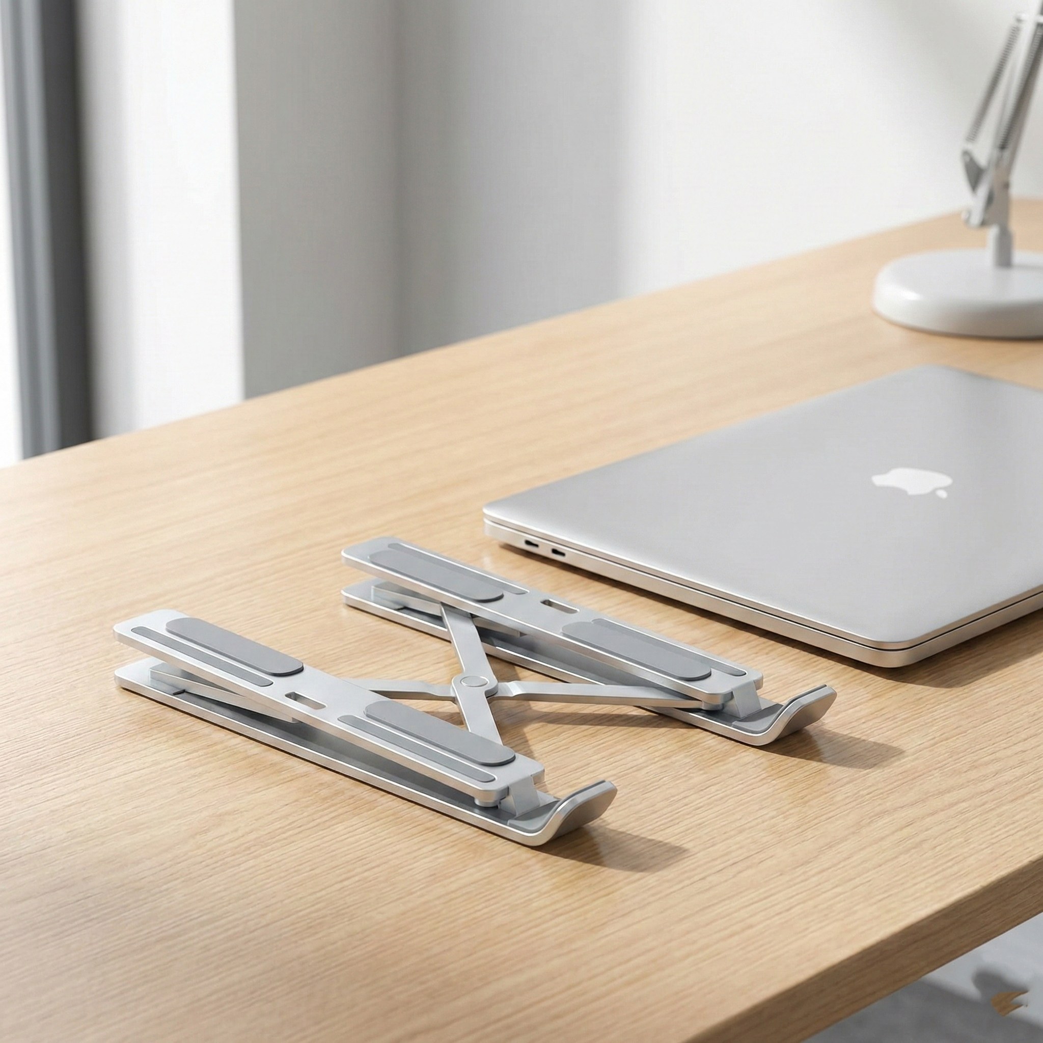 Laptop Accessories Gadgets - Premium aluminium laptopstandaard, 7-traps verstelbaar, opvouwbaar