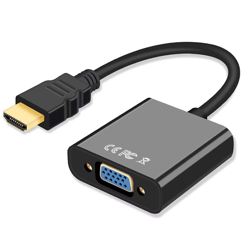 Hdmi Vga Adapter - Audio Power Port HDMI-compatibel naar VGA-adapter