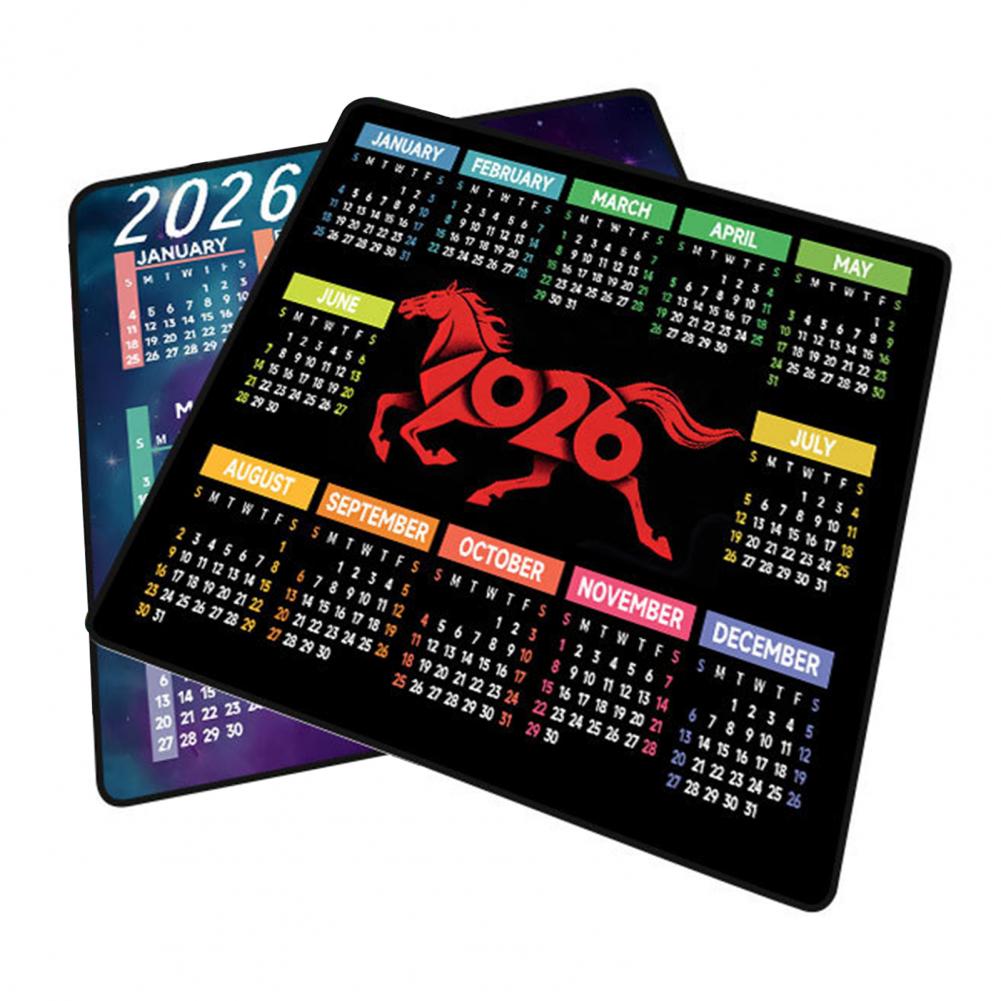 Laptop Accessories Mouse - 2026 Kalender Muismat Waterdicht Thuiskantoor Gaming
