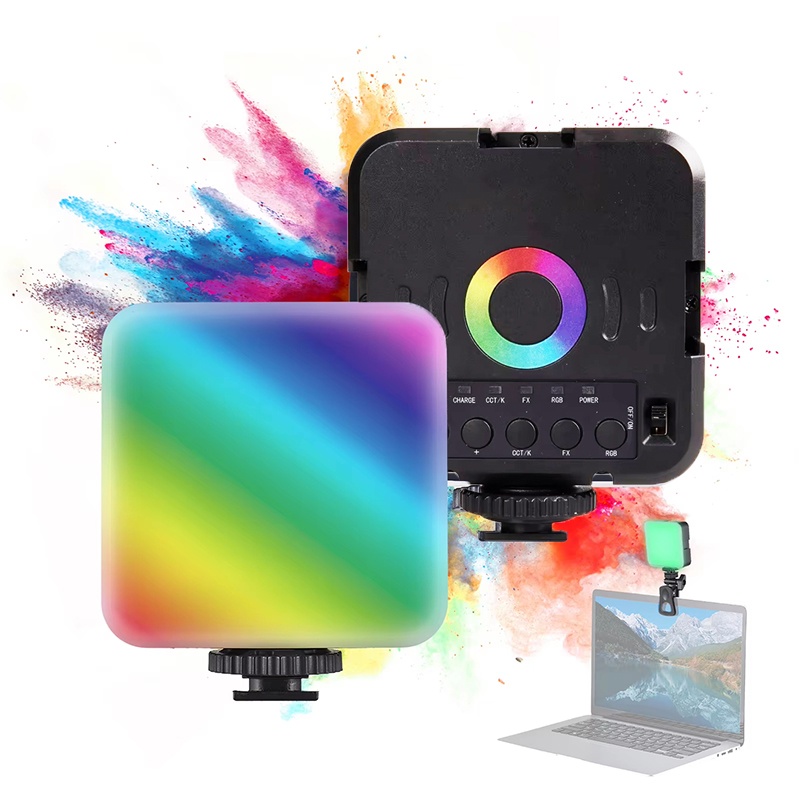 Laptop Accessories Rgb - RGB-vullicht Draagbare LED-fotografielamp Video Mini-vullicht voor