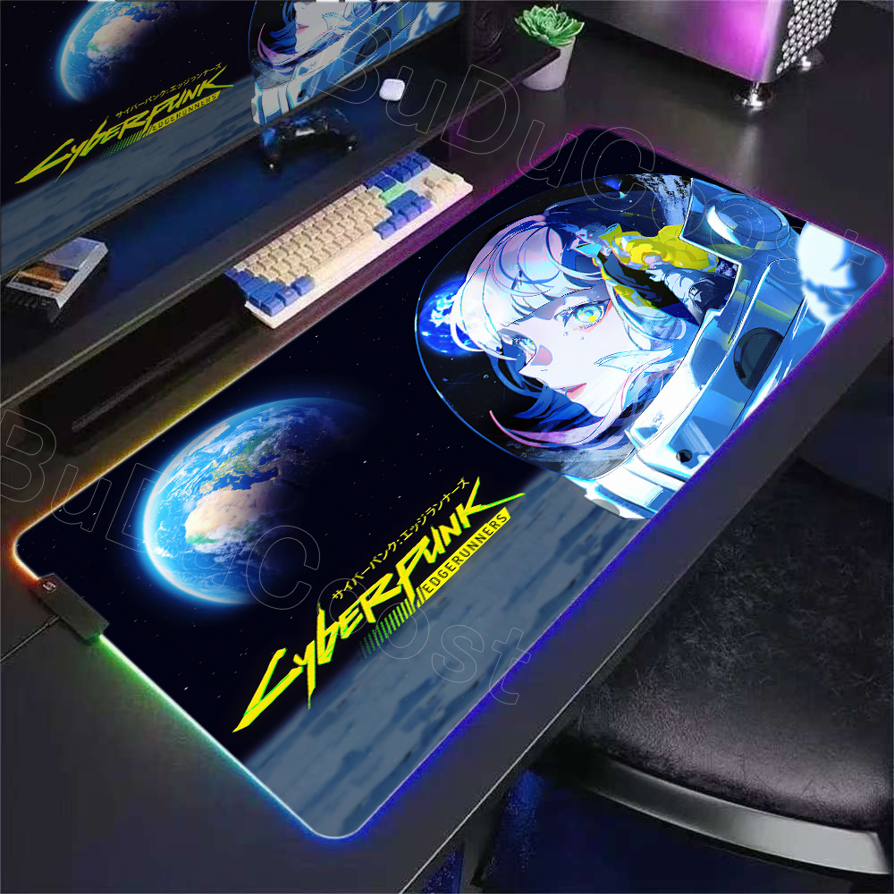 Laptop Accessories Rgb - HD Anime Meisje Muismat RGB Bureau