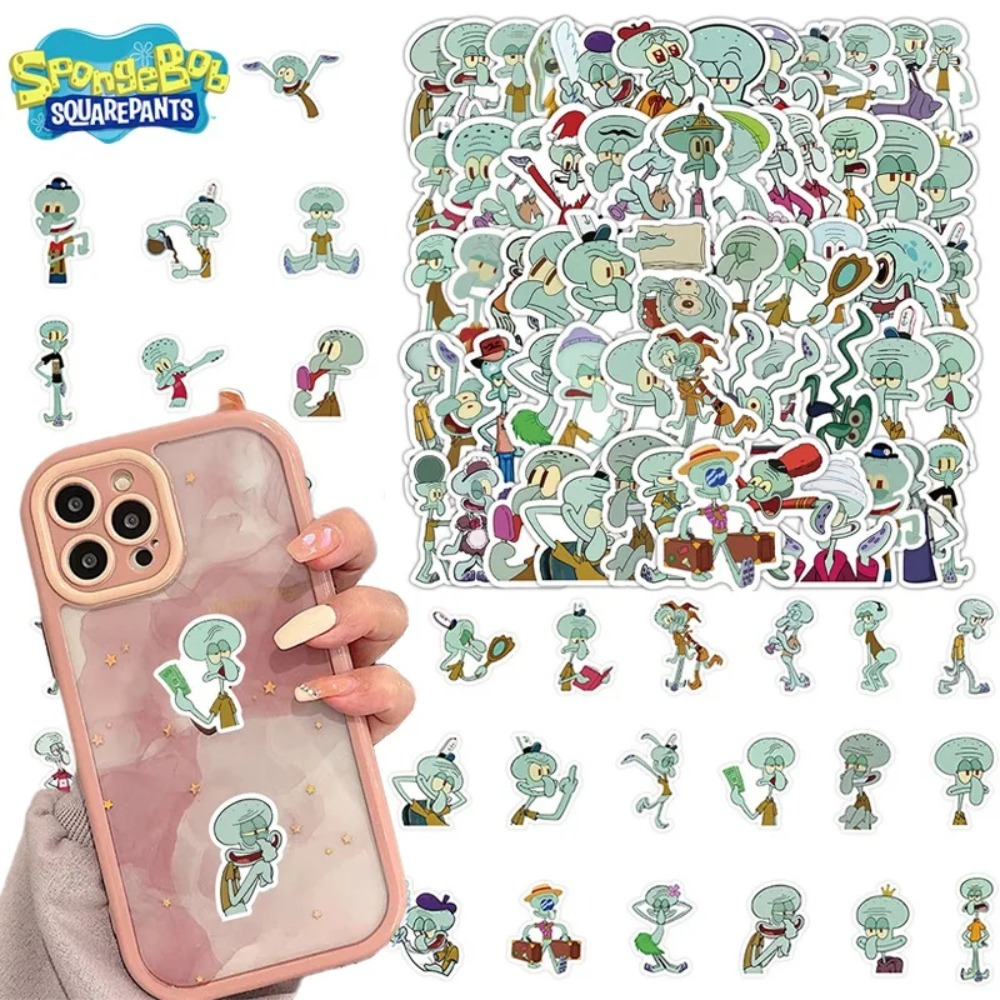 Laptop Accessories Gadgets - 60 stuks SpongeBob Squidward Tentacles decoratieve
