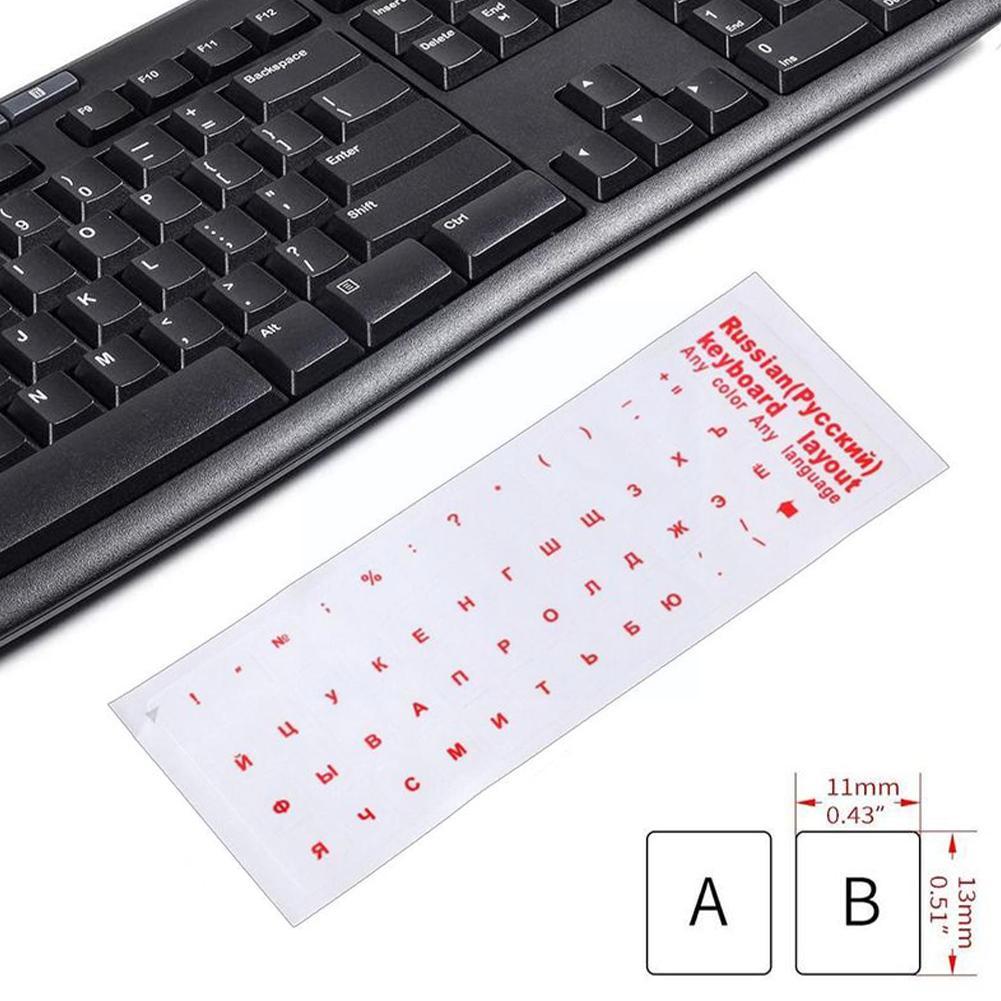 1Pc Clear Russische Sticker Fi - Laptop Accessories Keyboard Cover recensie en prijs