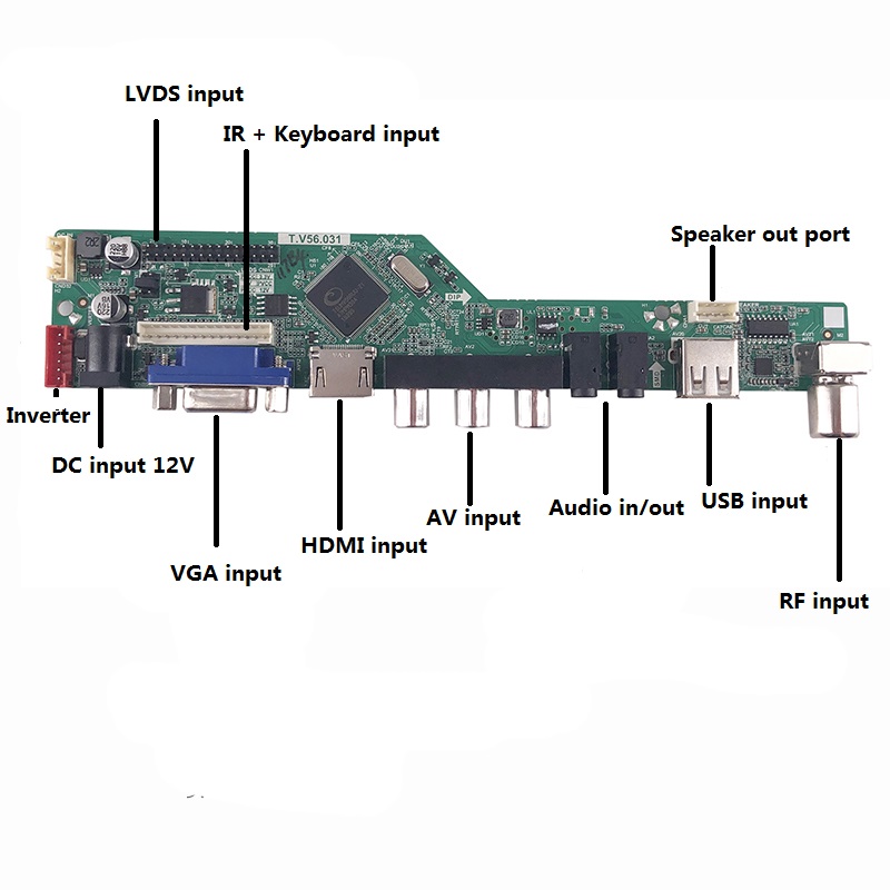 TV56 controller board kit met  - Hdmi Vga Adapter recensie en prijs