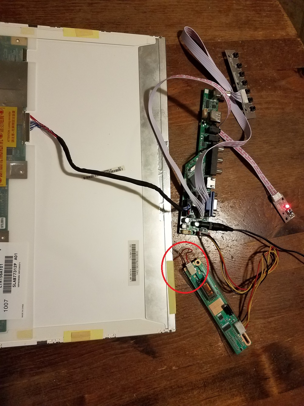 TV56 controller board kit met  - Hdmi Vga Adapter recensie en prijs