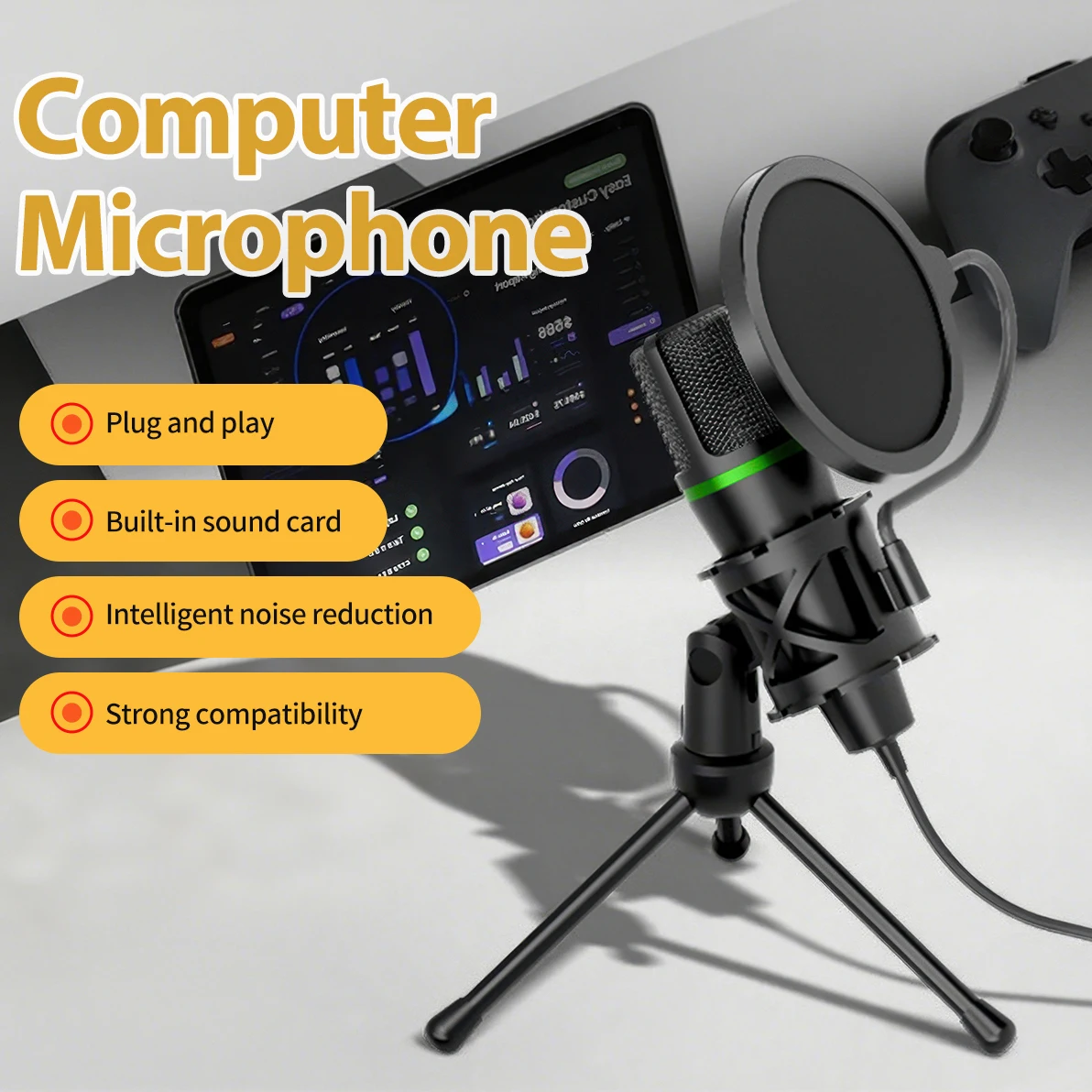 Condensatormicrofoon USB Bedra - Laptop Accessories Rgb recensie en prijs