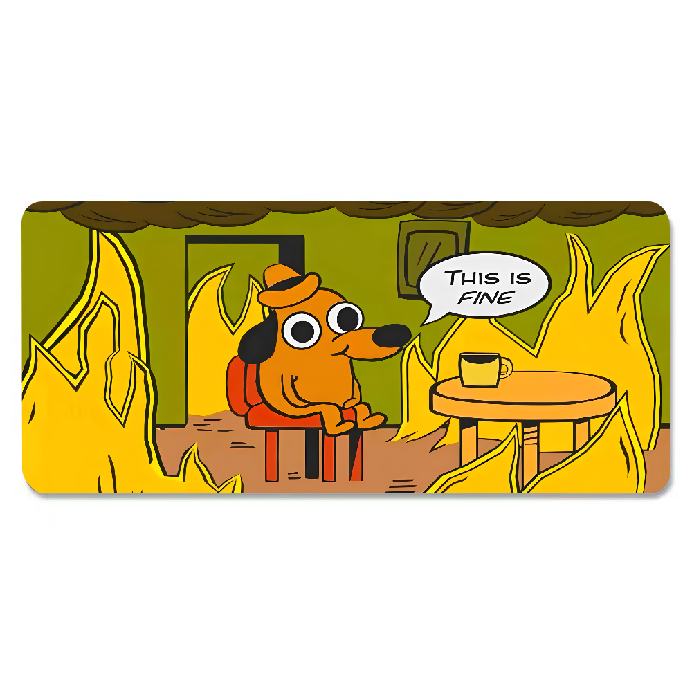 This Is Fine Dog Teckel Muisma - Laptop Accessories Mouse recensie en prijs