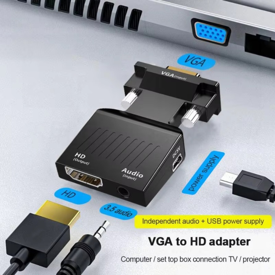 VGA naar HDMI-compatibele conv - Hdmi Vga Adapter recensie en prijs
