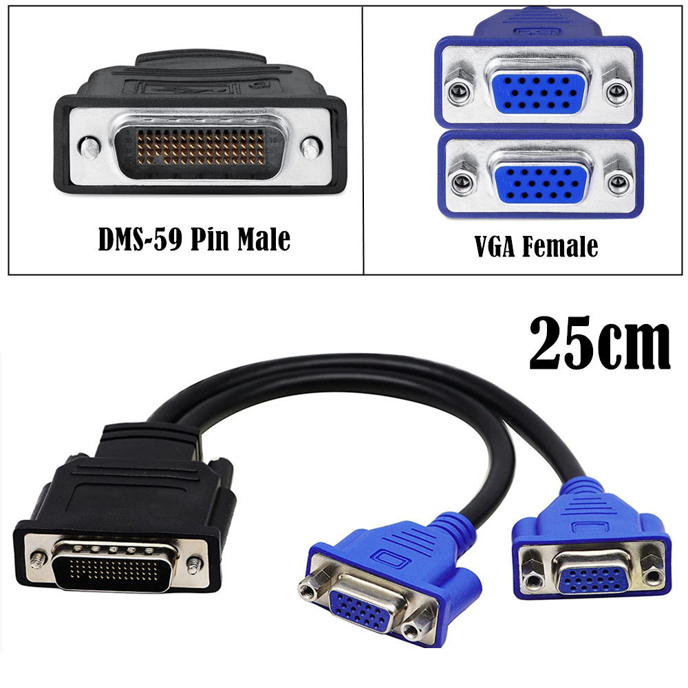 LFH DMS 59Pin Splitter Kabel M - Hdmi Vga Adapter recensie en prijs