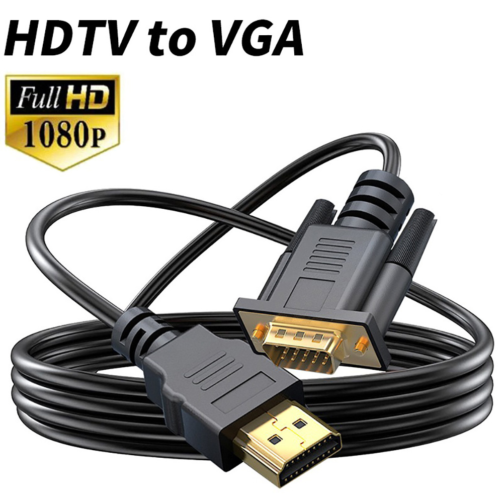 1.8M HDMI naar VGA-kabel 1080P - Hdmi Vga Adapter recensie en prijs