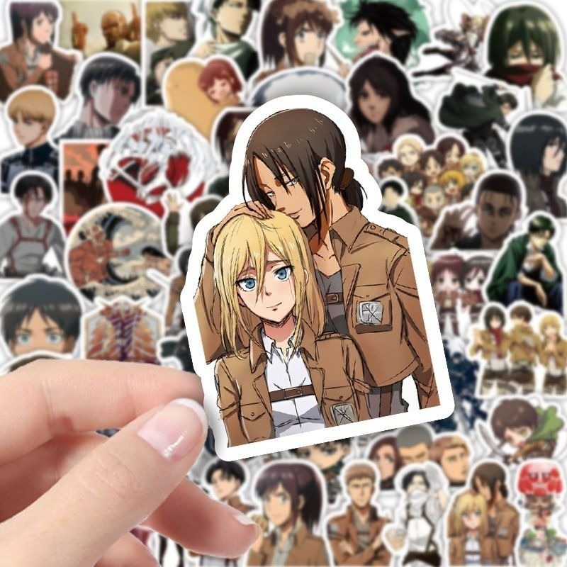 60 stuks Attack on Titan Anime - Good Laptop Accessories recensie en prijs