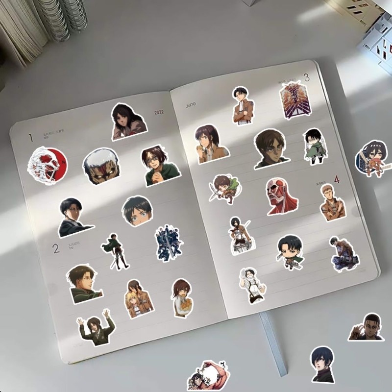 60 stuks Attack on Titan Anime - Good Laptop Accessories recensie en prijs