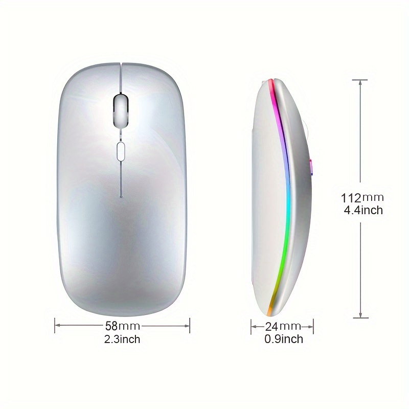 Draadloze Muis RGB Oplaadbare  - Laptop Accessories Mouse recensie en prijs