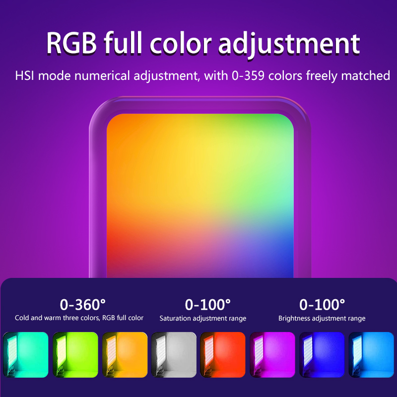 RGB-vullicht Draagbare LED-fot - Laptop Accessories Rgb recensie en prijs