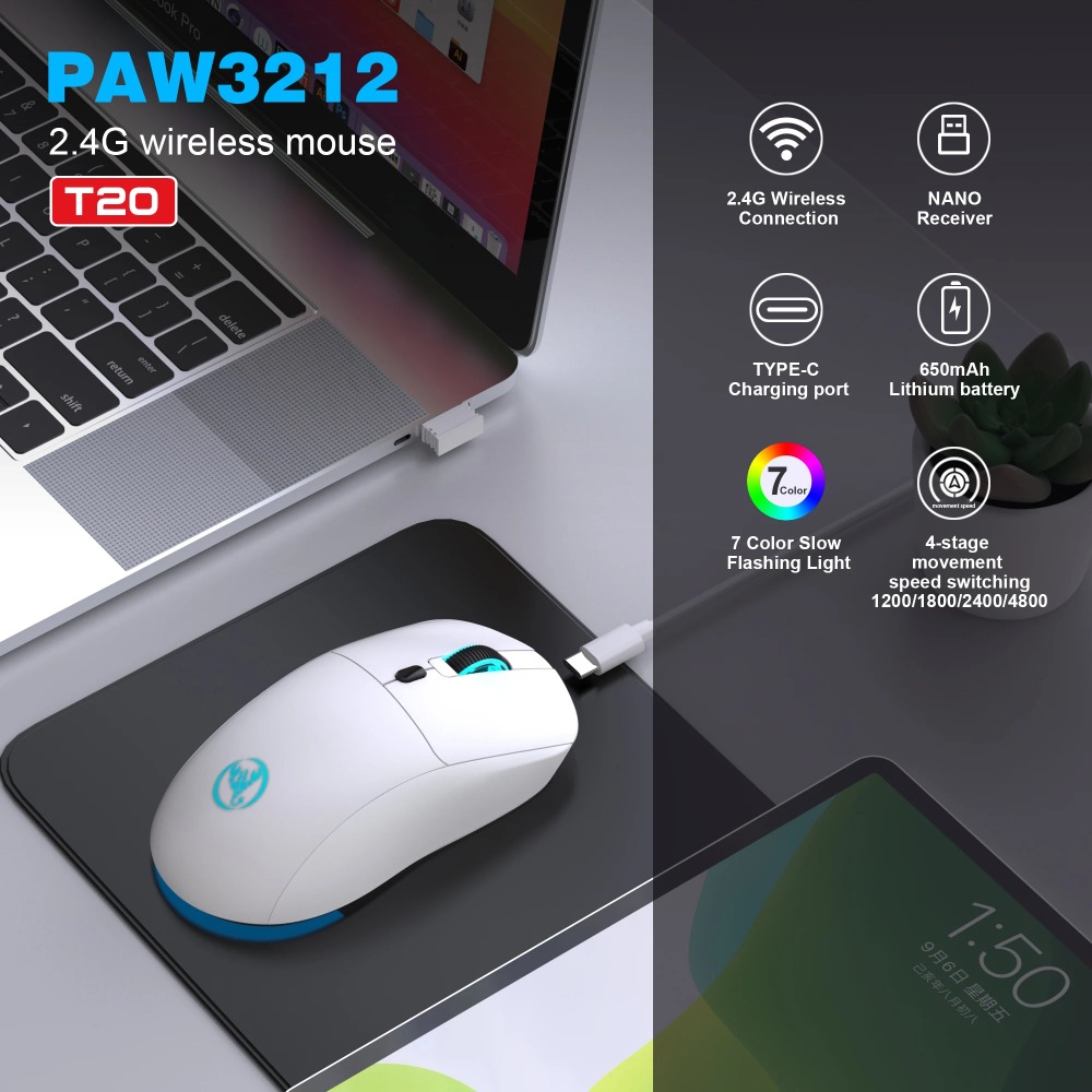 2.4G draadloze oplaadbare muis - Laptop Accessories Rgb recensie en prijs