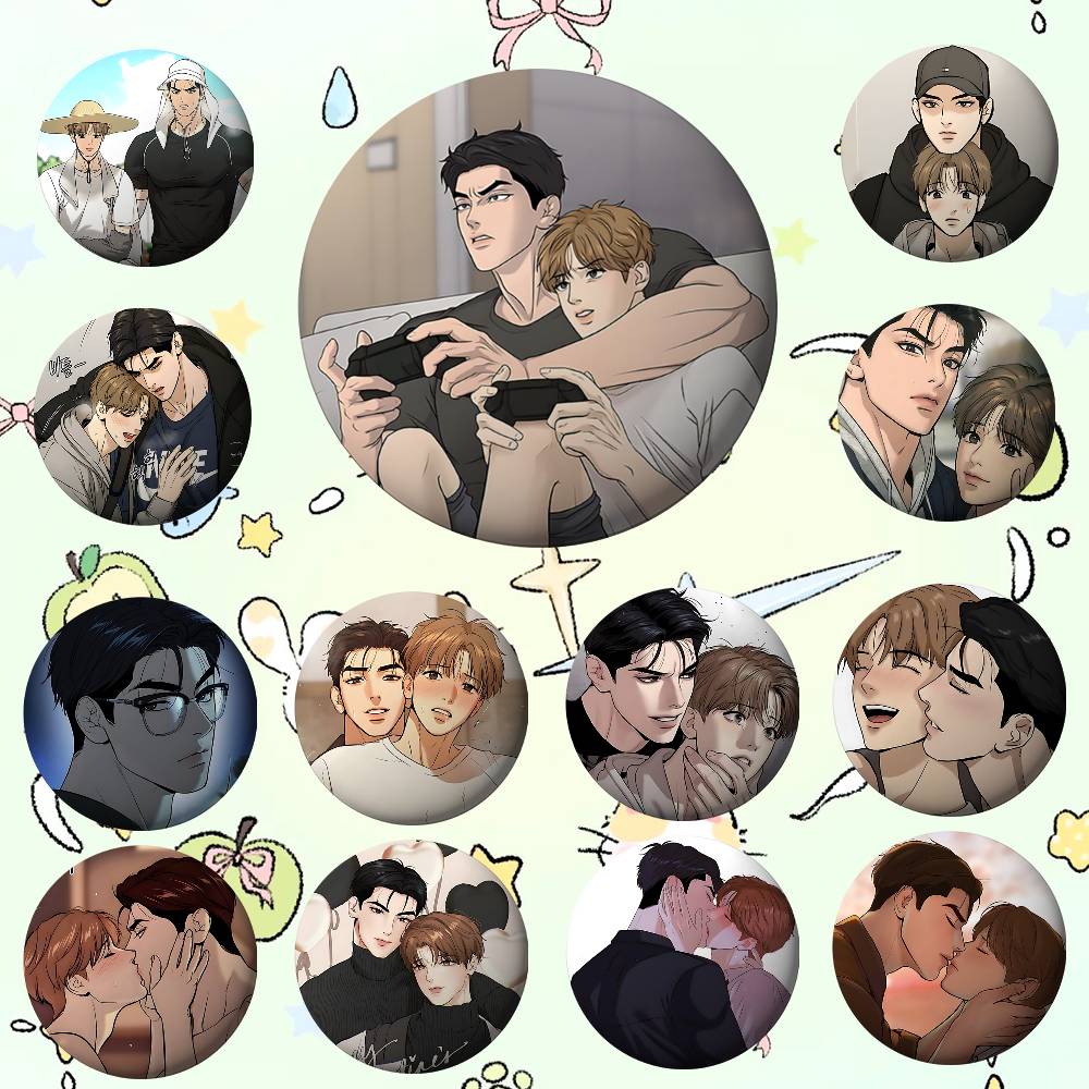 Koreaanse Manga Button Pin Bl  - Laptop Accessories Gadgets recensie en prijs