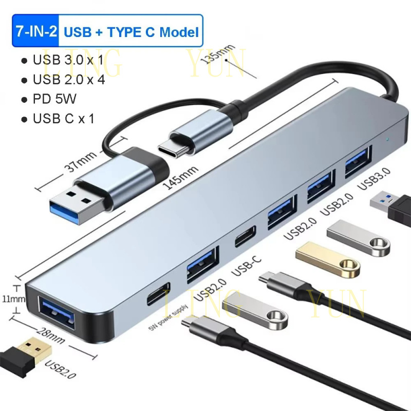 Z 11 poorten USB C HUB docking - Hdmi Vga Adapter recensie en prijs