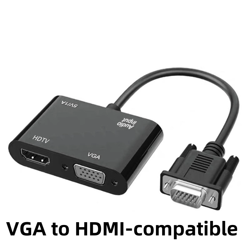 VGA (host) naar VGA/HDMI-compa - Hdmi Vga Adapter recensie en prijs